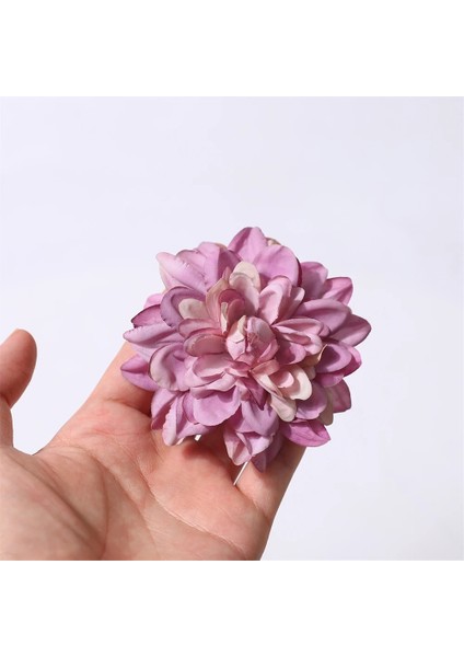 Turuncu 5 Adet 5 Adet Dahlia Yapay Ipek Çiçekler Düğün Ev Dekorasyon Için Kafaları Dıy Çelenk Hediye Kutusu Scrapbooking Craft Sahte Çiçek Kafa (Yurt Dışından)
