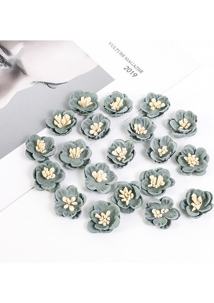 Ordu Yeşil 20 Adet 10/20 Adet 2 cm Yapay Çiçekler Kafaları Papatya Sahte Çiçekler Ev Dekor Düğün Dekorasyon Dıy Zanaat Garlands Hediyeler Aksesuarları (Yurt Dışından)