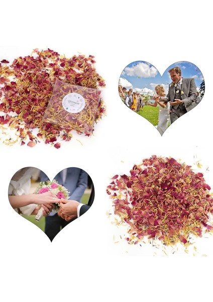 10 Paket 10 Paket Doğal Düğün Konfeti Kurutulmuş Çiçek Yaprakları Pop Gelin Duş Doğum Günü Partisi Dıy Dekorasyon Biyobozunur Gül Konfeti (Yurt Dışından) indirimleri