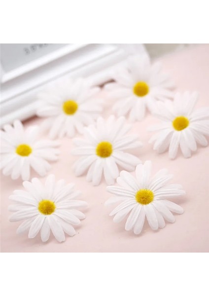 4 cm Pembe 10 Adet/grup Ipek Yapay Çiçekler Papatya Sahte Çiçekler Yaz Plaj Fotoğrafçılığı El Yapımı Dıy Düğün Ev Dekorasyon Aksesuarları (Yurt Dışından) fiyatları