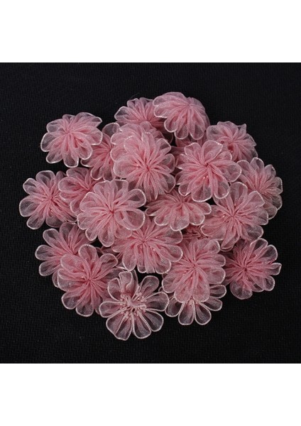 C1 24 Adet 22MM Renkli Organze Ilmek Kızlar Yapay Çiçek Rozet Yay Şapkalar Malzeme Dıy Konfeksiyon Dikiş Aksesuarları B0905 (Yurt Dışından) indirimleri