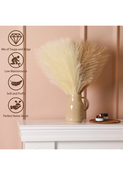 Mavi 42 cm 10 Adet 10/20 Adet Yapay Pampas Çim, Kabarık Sahte Pampas Çim Dekor Vazo Için Sahte Çiçekler Boho Parti Dekor, Iç Dekorasyon (Yurt Dışından) modelleri