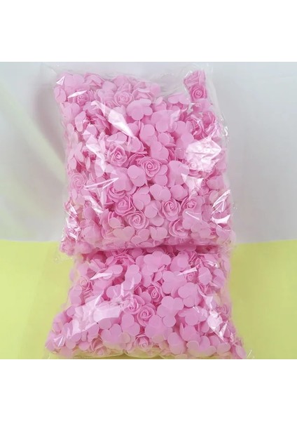 Pembe 1000 Adet 100/1000 Adet 3.0 Mini Gül Yapay 3.5 cm Köpük Güller Pe Çiçek Kafa Dıy Oyuncak Ayı Tavşan Paskalya Doğum Günü Sevgililer Günü Ev Dekorasyonu (Yurt Dışından)