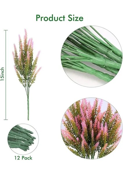 Pembe Yapay Çiçekler Soğuğa Dayanıklı Lavanta Gypsophila 7 Stilleri Romantik Sevgililer Günü Düğün Dekorasyon Ebedi Çiçek Hediye (Yurt Dışından)