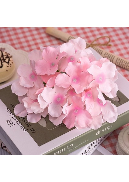 12CMROSE Elegantblue 13-15CM Yapay Ortanca Çiçek Kafa Düğün Doğum Günü Partisi Dekorasyon Için Dıy Çelenk Çiçek Duvar Fotoğrafçılığı Arka Plan (Yurt Dışından) fırsatları