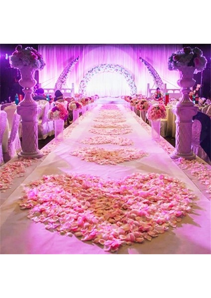Koyu Pembe 500PCS 500/1000PCS Yapay Gül Yaprakları Renkli Romantik Düğün Yıldönümü Ipek Gül Çiçek Düğün Dekorasyon Için Güller Malzemeleri (Yurt Dışından)