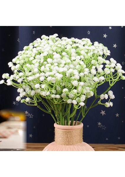 Beyaz 5 Adet 30 Kafaları 29 cm Bebekler Nefes Yapay Çiçekler Plastik Gypsophila Dıy Çiçek Buketleri Düğün Ev Dekorasyon Için Düzenleme (Yurt Dışından)