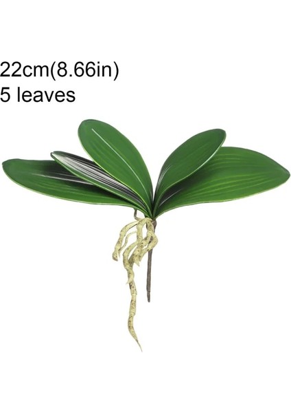 Stil 7 1pc Simülasyon Yapraklar Phalaenopsis Yaprak Yapay Bitkiler Plastik Çim Çiçekleri Orkide Yaprakları Düğün Festivali Bahar Ev Dekor (Yurt Dışından)