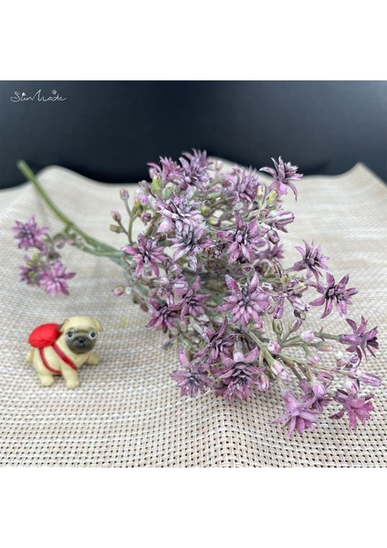 Retro Sarı 1 Adet Sunmade Lüks Vahşi Flores Plastik Yapay Çiçekler Sahte Çim Çiçek Aranjmanı Malzemeleri Düğün Buket Sonbahar Süslemeleri (Yurt Dışından)