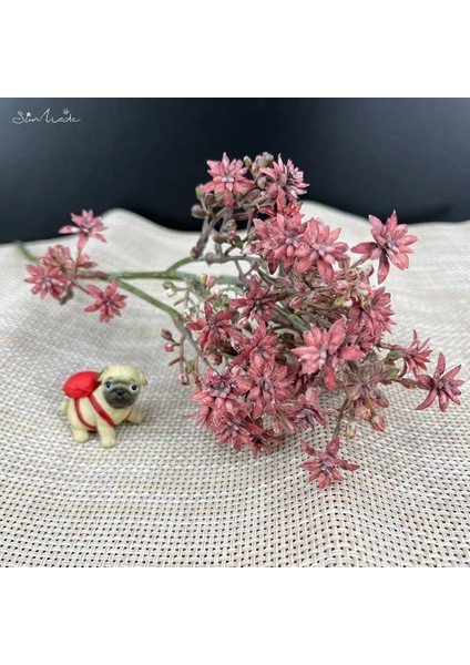 Retro Sarı 1 Adet Sunmade Lüks Vahşi Flores Plastik Yapay Çiçekler Sahte Çim Çiçek Aranjmanı Malzemeleri Düğün Buket Sonbahar Süslemeleri (Yurt Dışından)