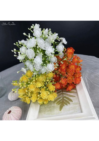 Kırmızı Sunmade Canlı 6 Adet/paket Babysbreath Plastik Yapay Çiçekler Ev Bahçe Dekorasyon Çiçek Aranjmanı Malzemeleri Sahte Bitkiler (Yurt Dışından) modelleri