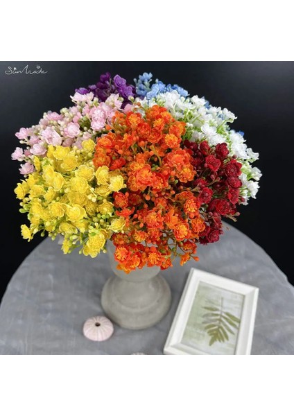 Kırmızı Sunmade Canlı 6 Adet/paket Babysbreath Plastik Yapay Çiçekler Ev Bahçe Dekorasyon Çiçek Aranjmanı Malzemeleri Sahte Bitkiler (Yurt Dışından) indirimleri