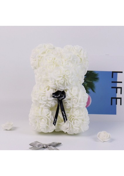 Pembe 20 cm Ölümsüz Gül Ayı Yeni Yıl Hediye Kız Arkadaşı Için Sevgililer Günü Yaratıcı Simülasyon Çiçek Pe Köpük Gül Ayı Düğün Dekor (Yurt Dışından) fiyatları