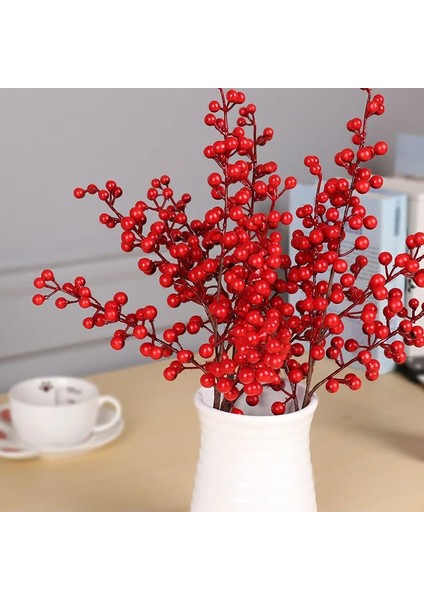 B-Blue-1pc Köpük Yapay Berry Şube Çiçek Sahte Siyah Meyve Düğün Ev Masa Parti Dekor Noel Yeni Yıl Dıy Buket Aksesuarları (Yurt Dışından) fırsatları