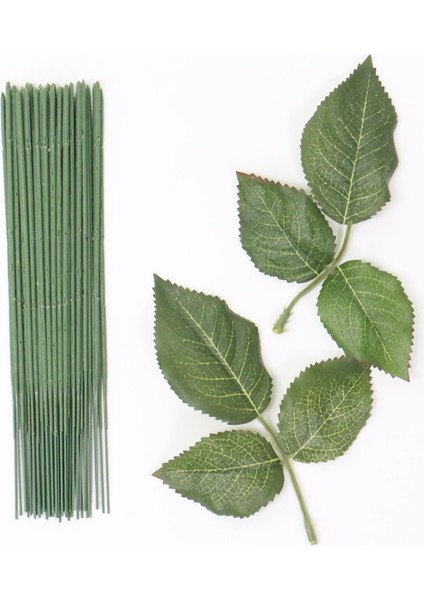 Bej 17 cm 50 Adet/grup 17/25 cm Plastik Çiçek Sapı Düzenleme Yapay Çiçek Kafa Aksesuarı Dalları Çiçekçi El Sanatları Düğün Dekor Için (Yurt Dışından) indirimleri