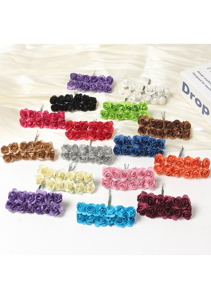 Pembe 36 Adet Yapay Gül Buketi Kağıt Sahte Çiçekler Ev Deco Düğün Dekorasyon Noel Dekorasyon 2023 Dıy Gelin Çelenk El Sanatları (Yurt Dışından) fiyatları