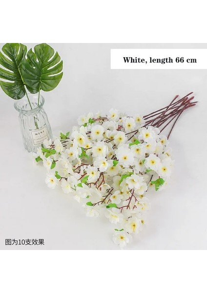 22 Yapay Çiçek Kiraz Bahar Erik Çiçeği Şeftali Dalı 30CM-60CM Ipek Çiçek Ağacı Çiçek Tomurcuğu Düğün Dekorasyon Için (Yurt Dışından) fiyatları