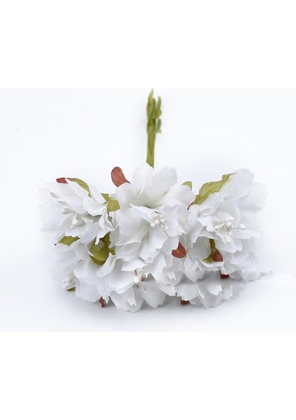 21 6 Adet/grup 3cm Ipek Krizantem Yapay Çiçekler Kafa Dıy Çelenk Hediye Kutusu Zanaat Sahte Çiçek Düğün Ev Partisi Dekorasyon Için (Yurt Dışından)