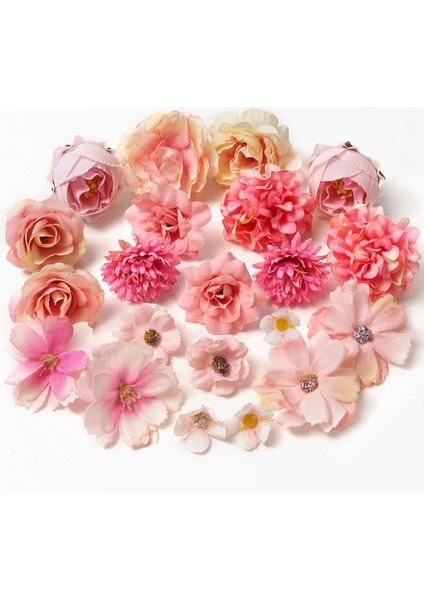 Kırmızı 20/14 Adet/grup Karışık Yapay Çiçekler Ipek Gül Sahte Çiçek Ev Dekor Düğün Dekorasyon Için Dıy Zanaat Çelenk Hediye Aksesuarları (Yurt Dışından) modelleri