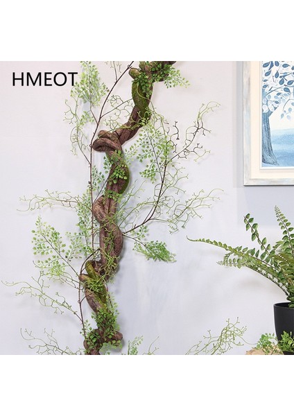 Beyaz 100 cm 120 cm Yapay Bitkiler Ağaç Asma Çiçek Rattan Düğün Ev Asılı Asma Mikro Peyzaj Bahçe Yeşil Çim Duvar Aksesuarları (Yurt Dışından) fiyatları