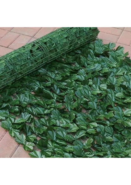 C 50X100 cm Yapay Bitkiler Sarmaşık Çit Yeşil Yaprak Çit Panelleri Dıy Ev Bahçe Dekorasyon Için Sahte Çim Gizlilik Çit Ekranı Açık Çim (Yurt Dışından)