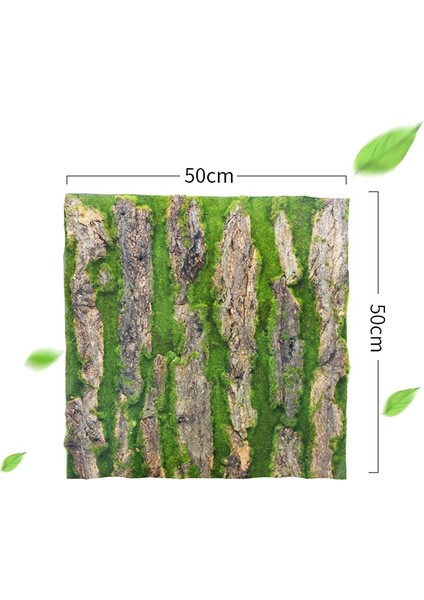 30X50 cm Dıy Duvar Dekorasyonu Yeşil Bitki Kabuğu Yapay Kabuk Kapalı Boru Dekorasyon Malzemesi Yapay Yosun Su Borusu Ayağı Kapağı (Yurt Dışından) modelleri