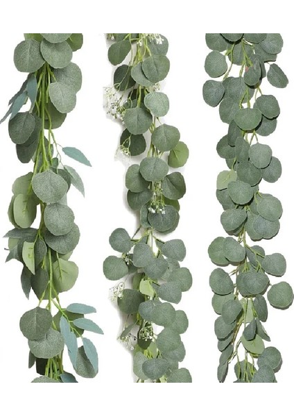 Beyaz Meyve ile Yapay Okaliptüs Rattan Simülasyon Okaliptüs Şubesi Diy Düğün Tatil Yeşillik Dekor Yeşil Bitki Lvy Asma Meyve (Yurt Dışından) modelleri