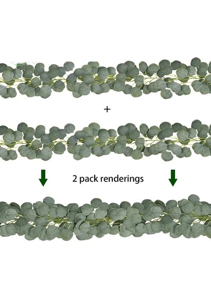 Beyaz Meyve ile Yapay Okaliptüs Rattan Simülasyon Okaliptüs Şubesi Diy Düğün Tatil Yeşillik Dekor Yeşil Bitki Lvy Asma Meyve (Yurt Dışından) indirimleri