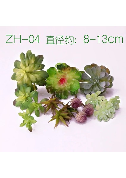 Fr Xiao Lan Cao Yapay Succulents Bitkiler Ev Bahçe Yatak Odası Oturma Odası Ofis Dekorasyon Aksesuarları Sahte Bitkiler Masaüstü Mini Küçük Bonsai (Yurt Dışından)