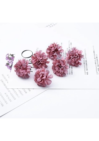 Stil 8 20 Adet Sahte Karanfil Düğün Çiçek Kafa Noel Scrapbooking Ev Dekor Gelin Aksesuarları Gümrükleme Yapay Çiçekler (Yurt Dışından)