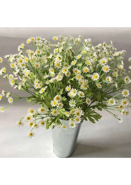 E Yapay Papatya Çiçekleri Ipek Sahte Papatya Çiçekleri Stamen Küçük Papatya Düğün Ev Masa Süsü Için (Yurt Dışından) fiyatları