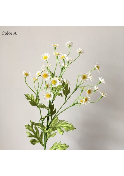 E Yapay Papatya Çiçekleri Ipek Sahte Papatya Çiçekleri Stamen Küçük Papatya Düğün Ev Masa Süsü Için (Yurt Dışından) indirimleri