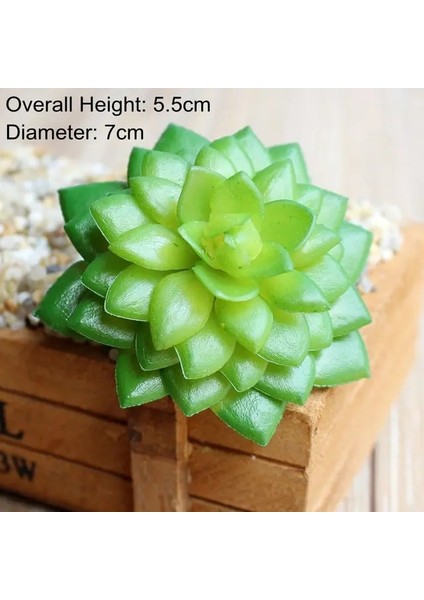 Yeşil Guanyinlian Yeşil Yapay Succulents Bitkiler Ev Bahçe Yatak Odası Balkon Masaüstü Masa Mini Bonsai Düğün Parti Dekorasyon Sahte Bitkiler (Yurt Dışından)