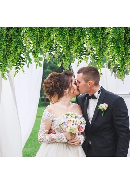 H 90 cm Yapay Bitki Asma Ev Dekorasyon Asılı Plastik Yaprak Çim Çelenk Açık Düğün Parti Süslemeleri Sahte Rattan Ivy (Yurt Dışından) indirimleri