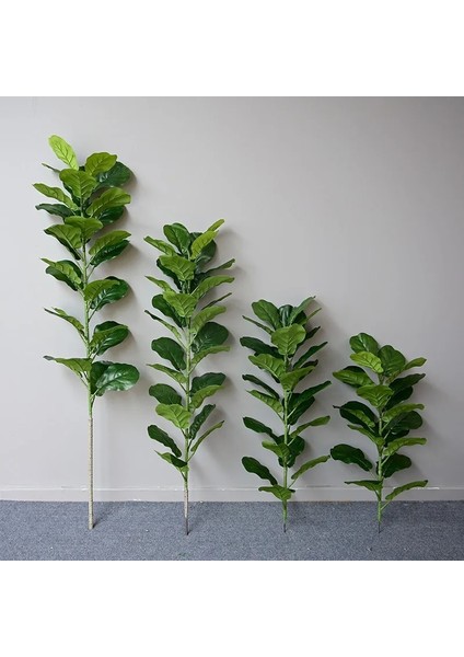 39IN Pot Olmadan 63IN Sahte Bitkiler Büyük Tropikal Yapay Ficus Ağacı Şubesi Gerçek Dokunmatik Banyan Ağacı Sahte Palmiye Yaprakları Ev Bahçe Dükkanı Dekor Için (Yurt Dışından)