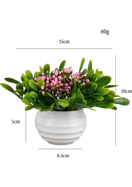 25 Mini Yapay Çiçekler Bitkiler Bonsai Masa Süsü Küçük Simüle Ağaç Saksı Bitkileri Sahte Çiçekler Ofis Masası Saksı Süs Ev (Yurt Dışından) fiyatları