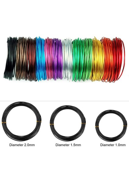 Siyah Çapı 1mm 5 M/rulo Bonsai Saksısı Dekorasyon Telleri Anodize Alüminyum Bonsai Eğitim Tel Çiçeklik Bahçe Pot Alüminyum Tel Dıy Alüminyum Tel (Yurt Dışından) indirimleri