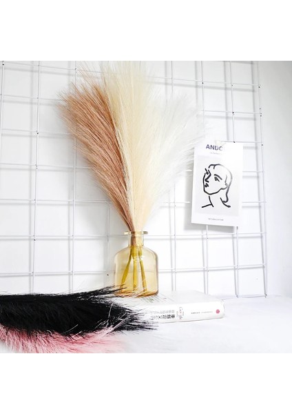 A3 45 cm Yapay Kamış Pampas Çim Buket Düğün Tatil Parti Oturma Odası Balkon Ev Dekorasyon Yüksek Kaliteli Sahte Çiçek (Yurt Dışından) indirimleri