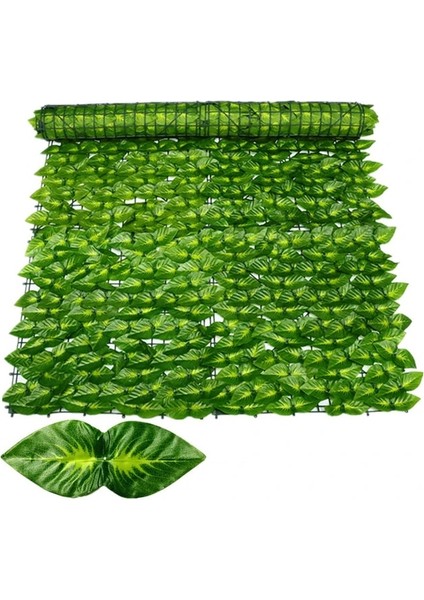 Renkli Adaçayı 50X300CM 50×500CM Yaprak Çit Sarmaşık Gizlilik Ekranı Balkon Gizlilik Bahçe Yaprakları Çit Yapay Çit Elma Yaprağı Dış Mekan Çit Dekorasyonu (Yurt Dışından)