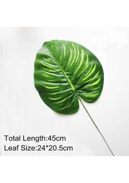Xi Gua Ye 30-70 cm Yeşil Yapay Monstera Yaprakları Düğün Doğum Günü Partisi Dekorasyon Için Dıy Bitkiler Duvar Çiçek Aranjmanı Aksesuarları (Yurt Dışından)
