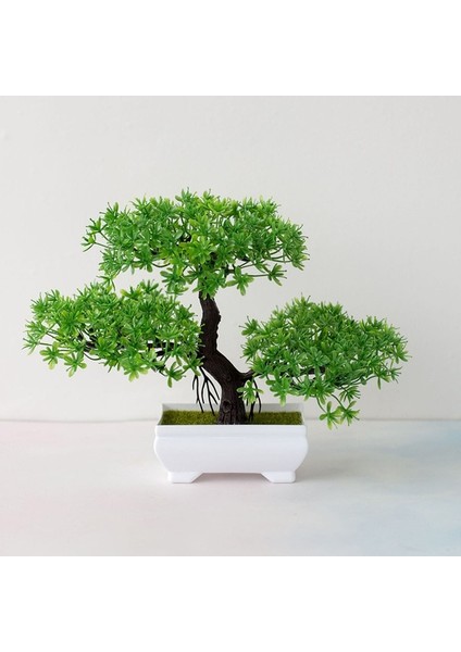 Yunsong Yeşil Yapay Bitkiler Bonsai Ev Çam Çiçeği Masaüstü Süsler Yaratıcı Küresel Bitki Aksesuarları Yatak Odası Dekoru Sahte Bitkiler (Yurt Dışından)
