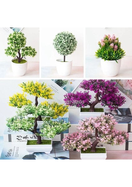 Yunsong Yeşil Yapay Bitkiler Bonsai Ev Çam Çiçeği Masaüstü Süsler Yaratıcı Küresel Bitki Aksesuarları Yatak Odası Dekoru Sahte Bitkiler (Yurt Dışından) fiyatları