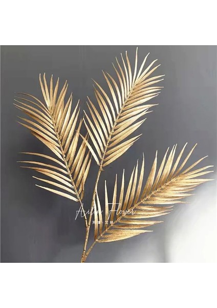 L L Yapay Altın Bitkiler Gümüş Palmiye Yaprağı Noel Çelenk Aksesuarları Plastik Çiçek Aranjmanı Malzeme Parti Ev Düğün Dekor (Yurt Dışından) modelleri