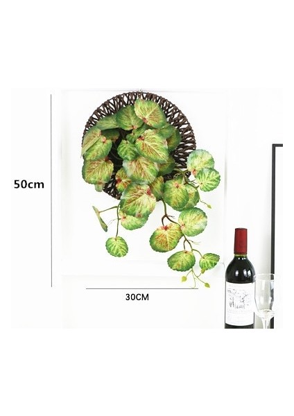 50CM D 50-100CM Yapay Asma Yeşil Tropikal Sahte Bitkiler Rattan Sonbahar Asılı Sarma Rattan Bahçe Balkon Ev Dekor Aksesuarları (Yurt Dışından)
