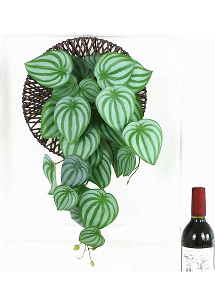 50CM D 50-100CM Yapay Asma Yeşil Tropikal Sahte Bitkiler Rattan Sonbahar Asılı Sarma Rattan Bahçe Balkon Ev Dekor Aksesuarları (Yurt Dışından)