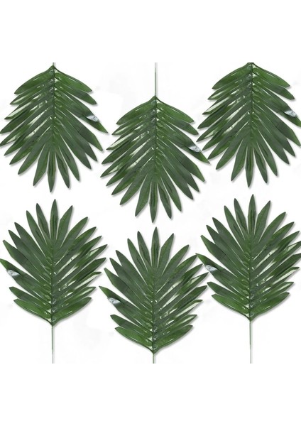 F01-10 Adet Tropikal Palmiye Yaprakları Yaz Monstera Yapay Ipek Kaplumbağa Yaprakları Ev Için Hawaii Luau Plaj Düğün Parti Dekor Sahte Bitkiler (Yurt Dışından)