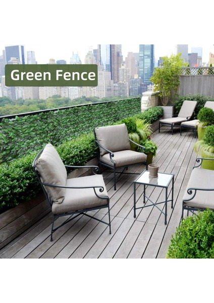 Leaf2 0.5m x 1m Yapay Bitkiler Sarmaşık Gizlilik Çit Ekranı 118X19.7IN Çit Çit Yeşil Yaprak Ekran Duvar Dekoratif Zemin Bahçe Dekor Için (Yurt Dışından) indirimleri