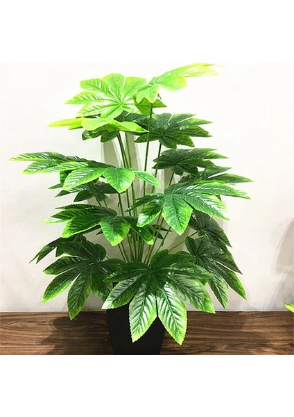 70CM 18 Yaprak D 75CM 18 Yaprak Yapay Palmiye Ağacı Büyük Tropikal Bitkiler Çalı Nadir Sahte Çiçek Iç Dekorasyon Otel Noel Ev Dekor (Yurt Dışından)
