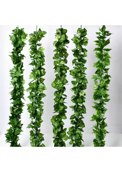 90P Karpuz 81-90 Adet Yaprak 1 Adet 2.2m Ev Dekor Yapay Sarmaşık Yaprağı Çelenk Bitkiler Asma Sahte Yeşillik Çiçekler Sarmaşık Yeşil Sarmaşık Çelenk (Yurt Dışından)