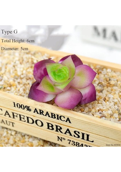 B 1 Adet 1 Adet Yapay Kaktüs Succulents Bonsai Çiçekler Dıy Ev Dekoru Sahte Bitkiler Manzara Masa Dekoratif Çöl Bitki (Yurt Dışından)
